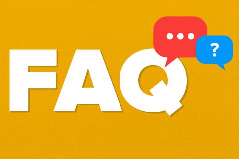 Graphic about Frequently Asked Questions
